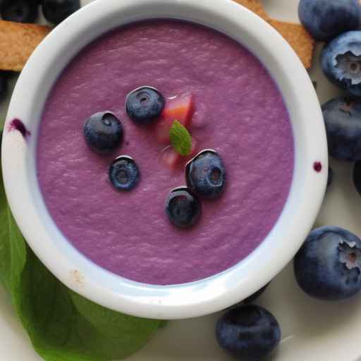 Blueberry Gazpacho