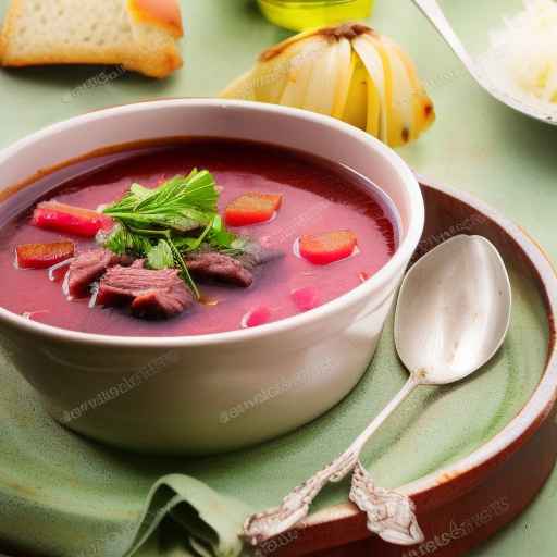 Borscht with Pork and Sauerkraut