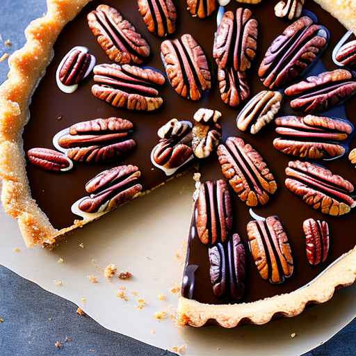 Bourbon and Chocolate Pecan Tart