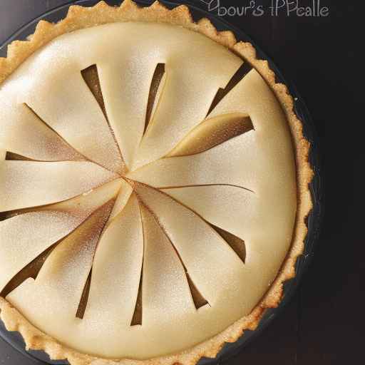 Bourbon Vanilla Pear Pie