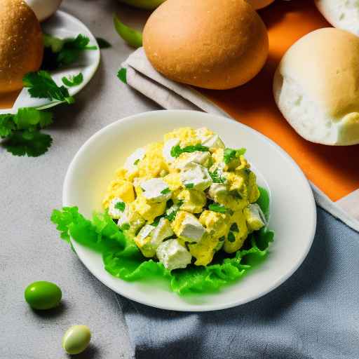 Brazilian Egg Salad with Pão de Queijo