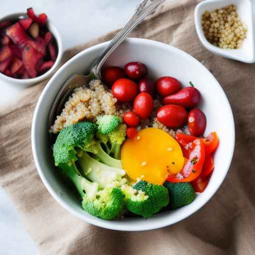 Breakfast Bowl with Quinoa and Vegetables