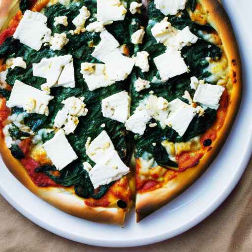 Breakfast Pizza with Spinach and Feta