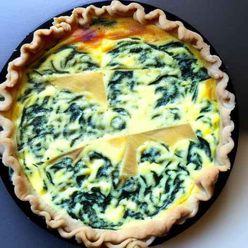 Breakfast Quiche with Spinach and Cheddar