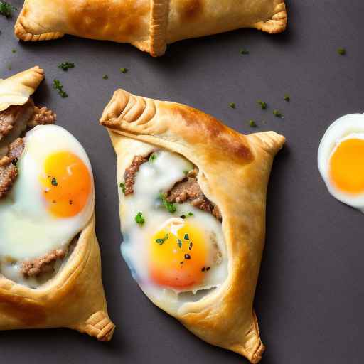 Breakfast Sausage and Egg Pasty