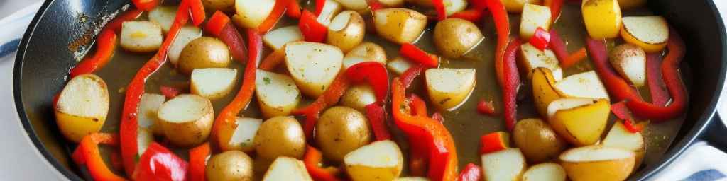 Breakfast Skillet with Potatoes and Peppers