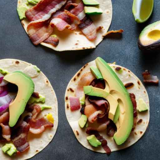 Breakfast Tacos with Bacon and Avocado