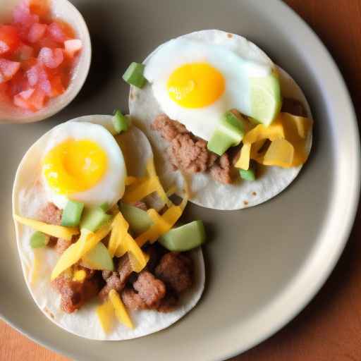 Breakfast Tacos with Sausage and Egg