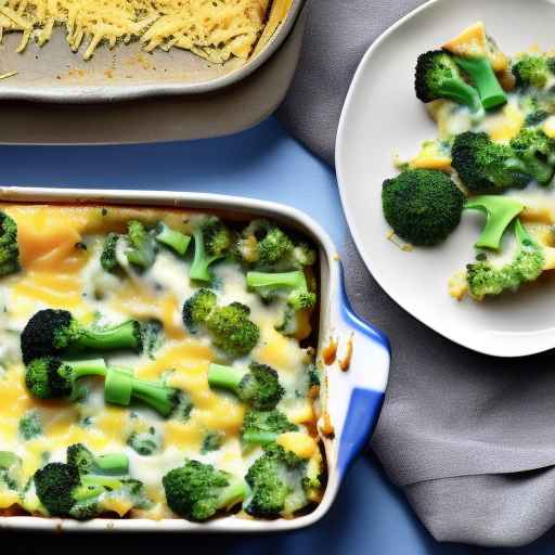 Broccoli and Cheese Egg Casserole