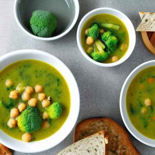 Broccoli and Chickpea Soup