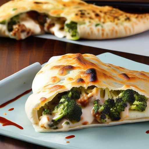 Broccoli and Mozzarella Calzone