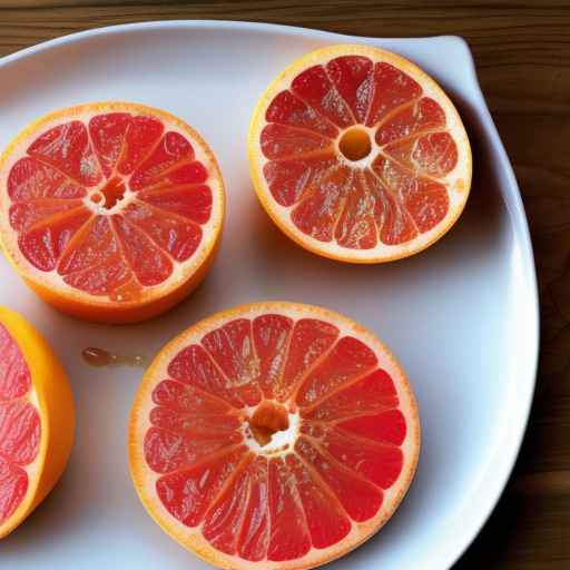 Broiled Grapefruit with Honey and Cinnamon