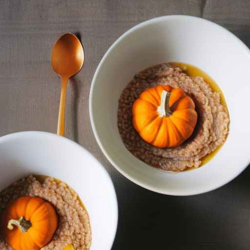 Buckwheat porridge with pumpkin and cinnamon