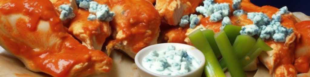 Buffalo chicken and blue cheese