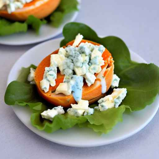 Buffalo Chicken Egg Salad with Blue Cheese Dressing