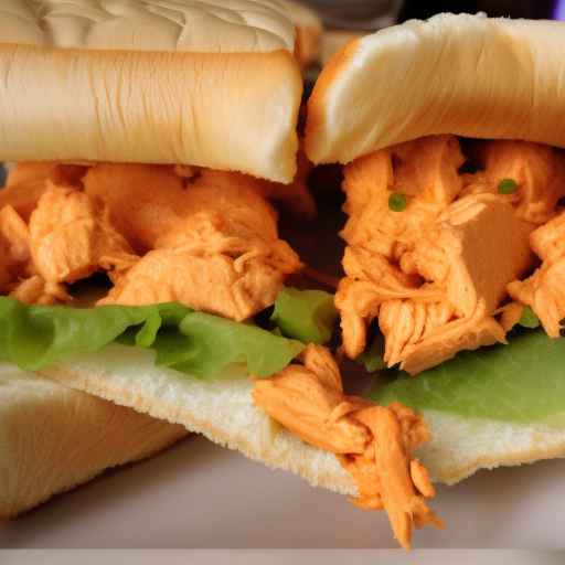 Buffalo Chicken Foldover Sandwiches