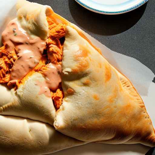 Buffalo Chicken Ranch Calzone