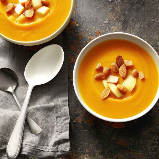 Butternut squash and apple soup