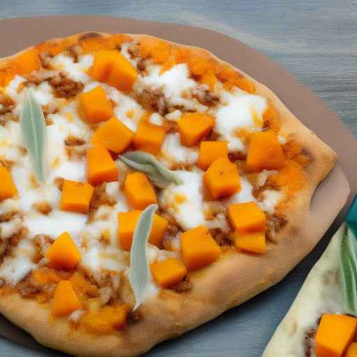 Butternut Squash and Sage Pizza with Pineapple