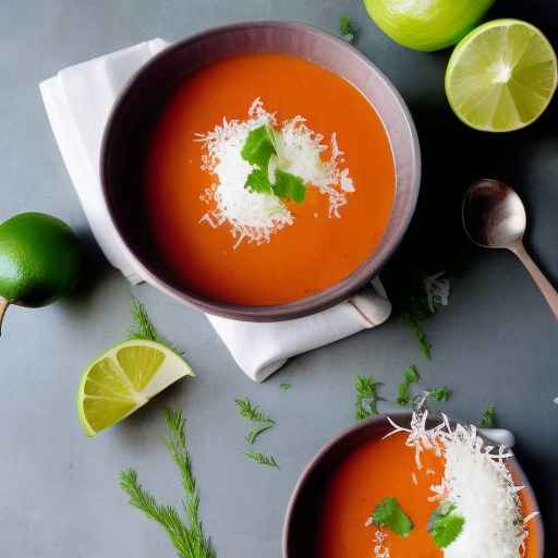 Butternut Squash Borscht with Coconut and Lime