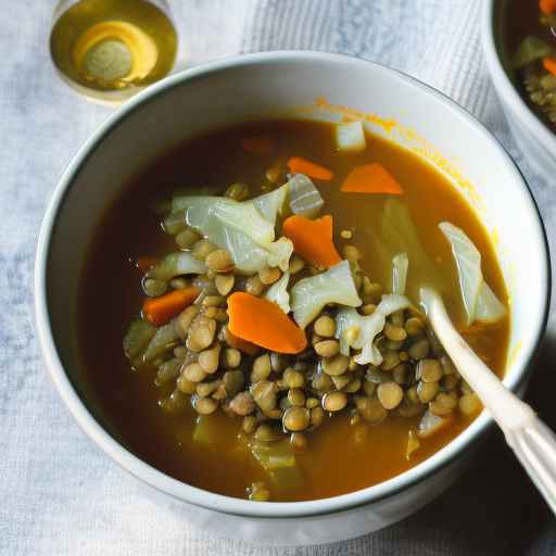 Cabbage and Lentil Soup