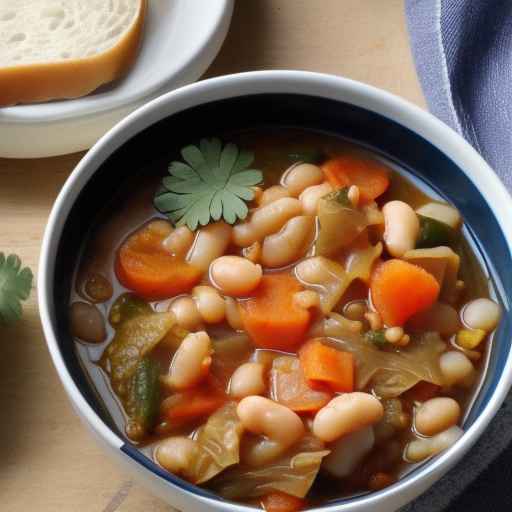 Cabbage and Navy Bean Stew