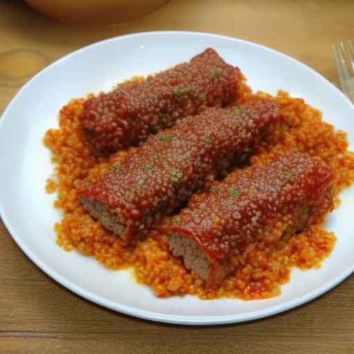 Cabbage Rolls with Ground Beef and Bulgur