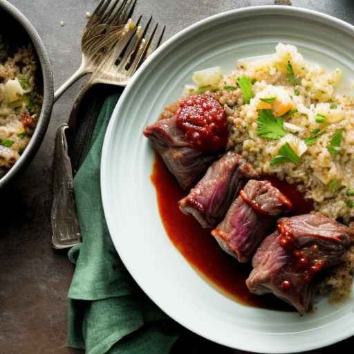 Cabbage Rolls with Lamb and Bulgur