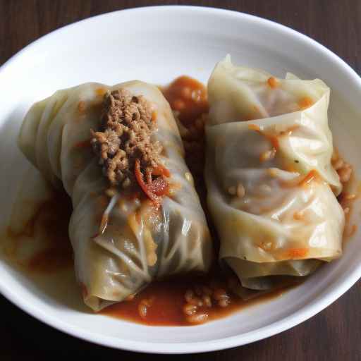 Cabbage Rolls with Pork and Barley