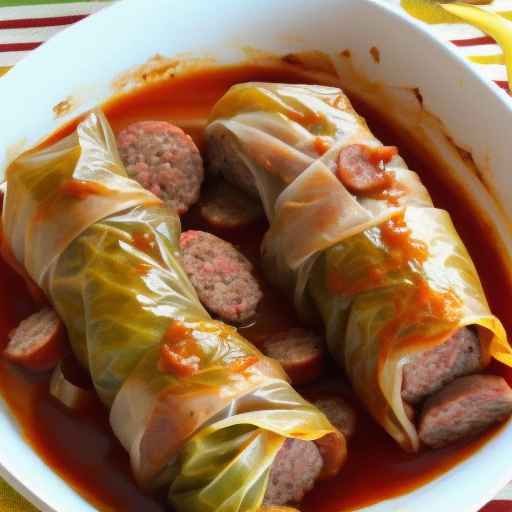 Cabbage Rolls with Pork and Sausage