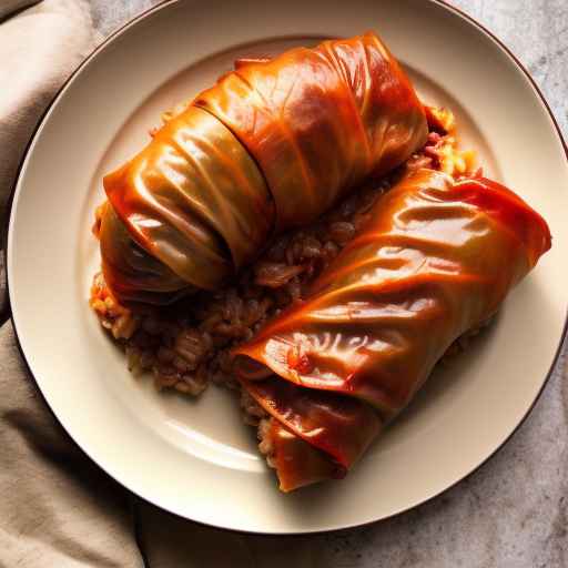 Cabbage Rolls with Turkey and Brown Rice