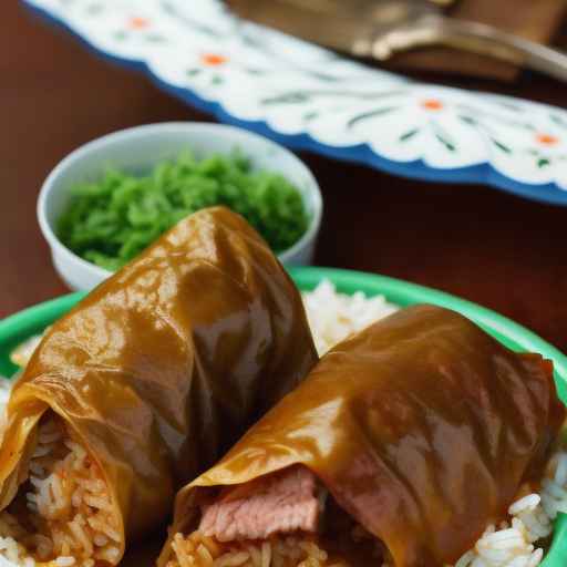 Cabbage Rolls with Veal and Rice