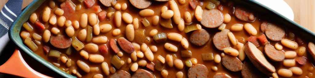 Cajun-Style Bean and Sausage Casserole