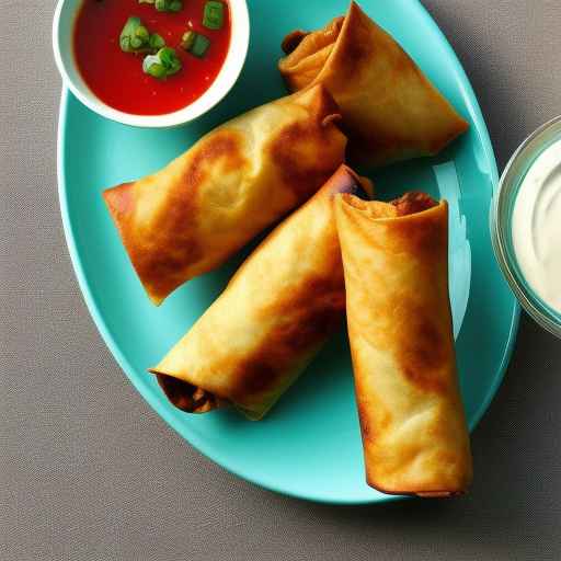 Cajun Chicken Egg Rolls