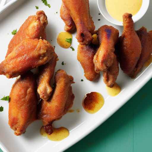 Cajun Spiced Fried Chicken Wings