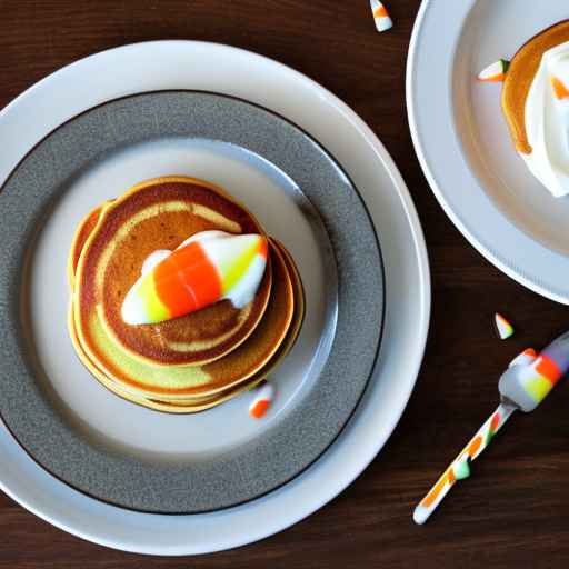 Candy Corn Pancakes