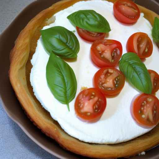 Caprese Pastry with Tomatoes, Mozzarella, and Basil