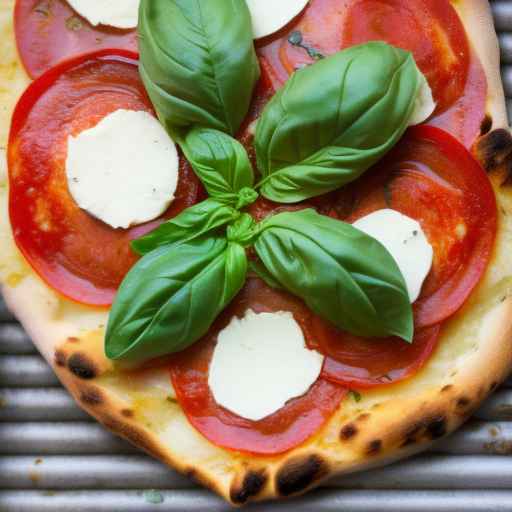 Caprese Pizza with Pineapple and Basil