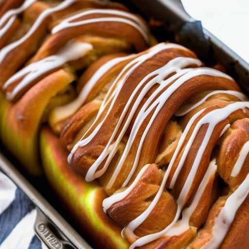 Caramel Apple Cinnamon Pull-Apart Bread