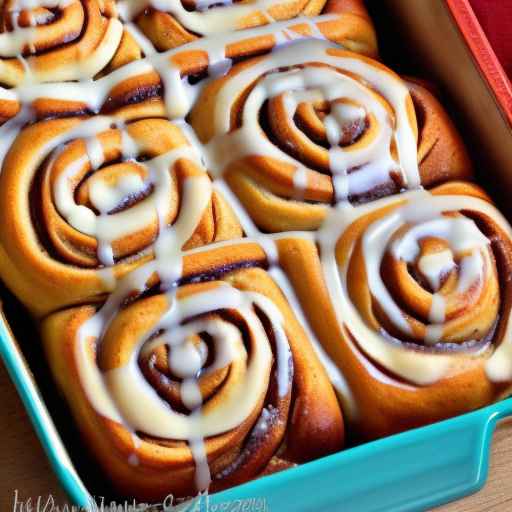 Caramel Apple Cinnamon Rolls