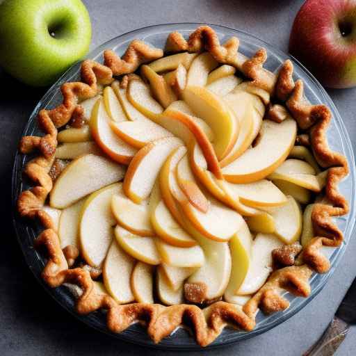 Caramel Apple Pear Pie