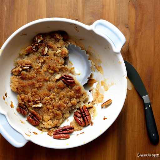 Caramelized Banana and Pecan Crumble