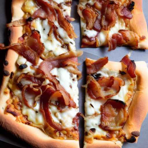 Caramelized Onion and Bacon Pizza