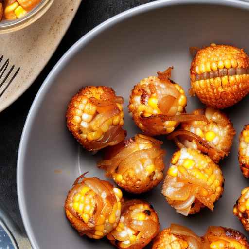 Caramelized Onion Corn Bites