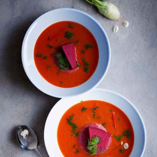 Carrot and Beet Borscht