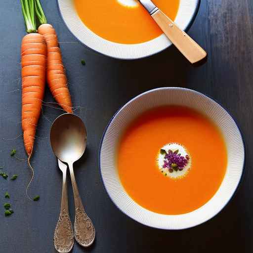 Carrot and ginger chilled soup