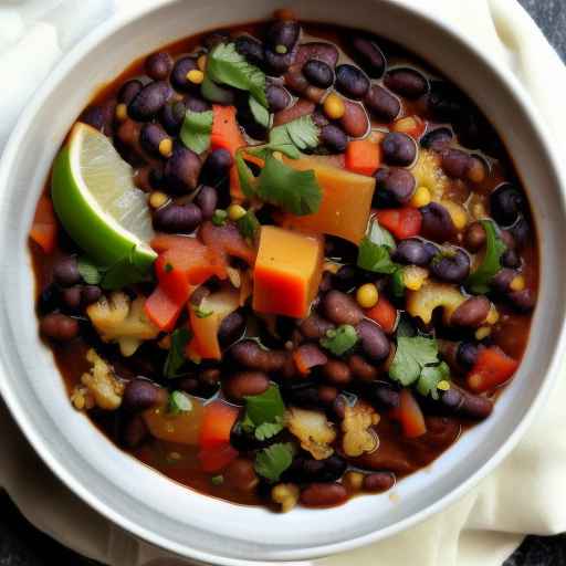 Cauliflower and Black Bean Stew