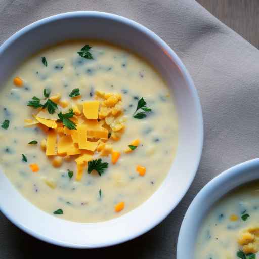 Cauliflower and Cheddar Chowder