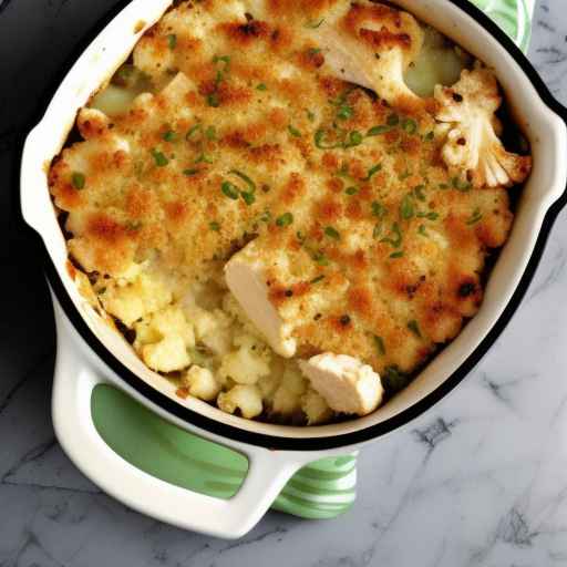 Cauliflower and chicken casserole