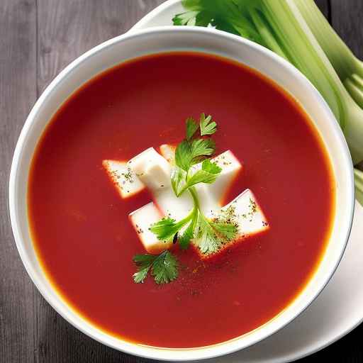 Celery Root Borscht